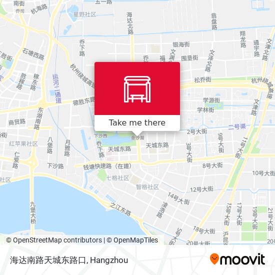 海达南路天城东路口 map