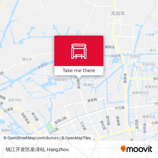 钱江开发区泉漳站 map