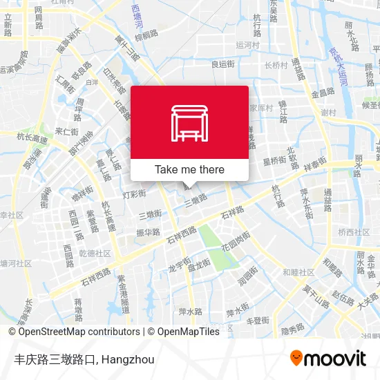 丰庆路三墩路口 map