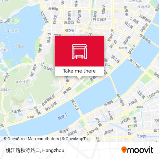 姚江路秋涛路口 map