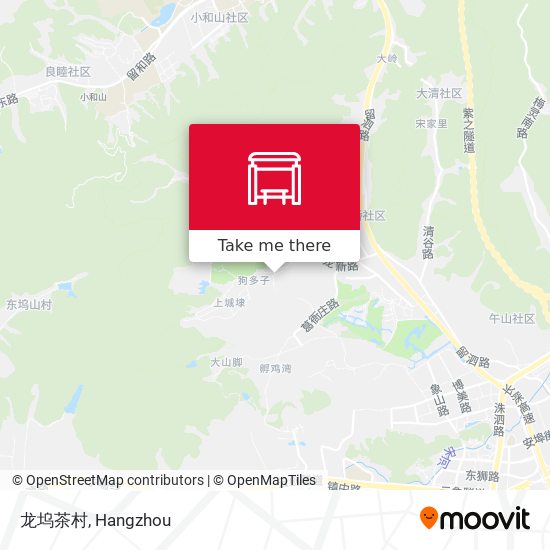 龙坞茶村 map