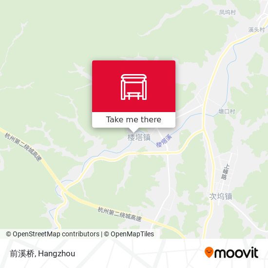 前溪桥 map
