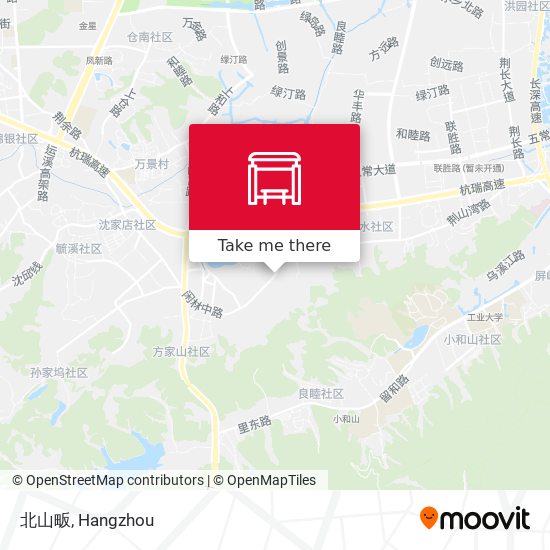 北山畈 map