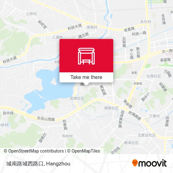 城南路城西路口 map