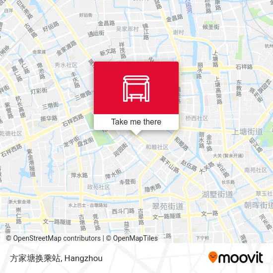 方家塘换乘站 map