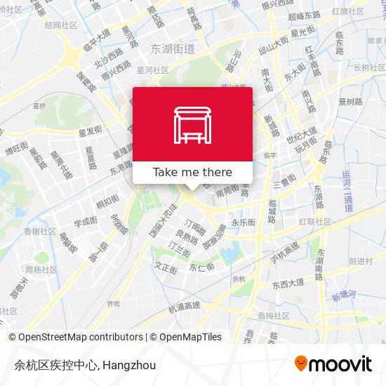 余杭区疾控中心 map