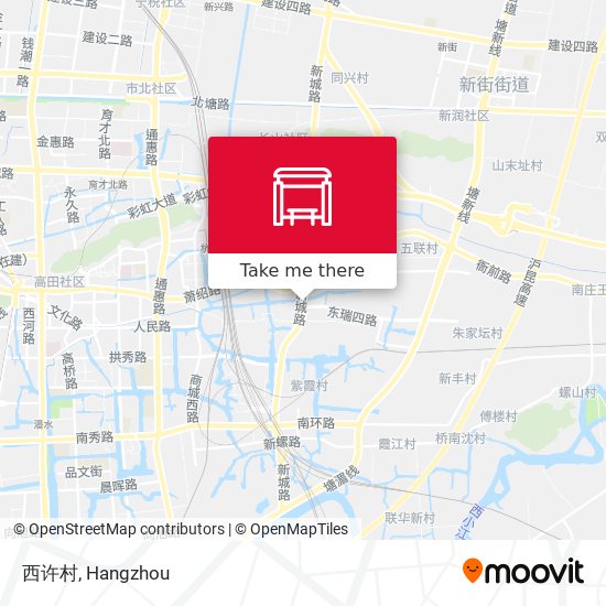 西许村 map