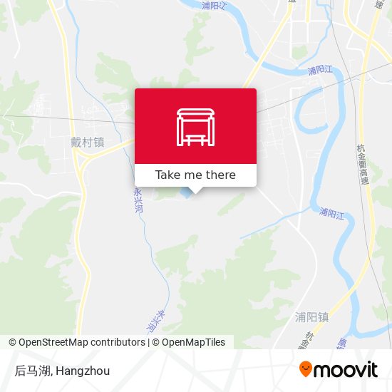 后马湖 map