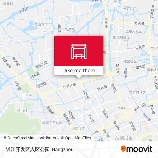 钱江开发区入区公园 map