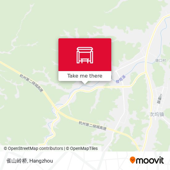 雀山岭桥 map