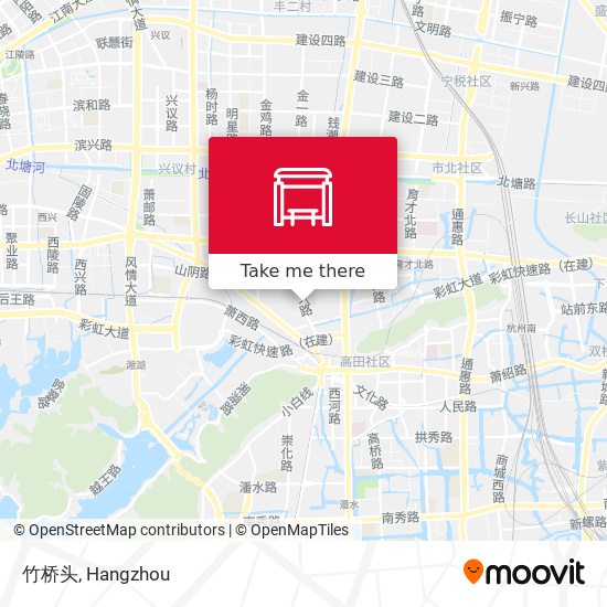竹桥头 map