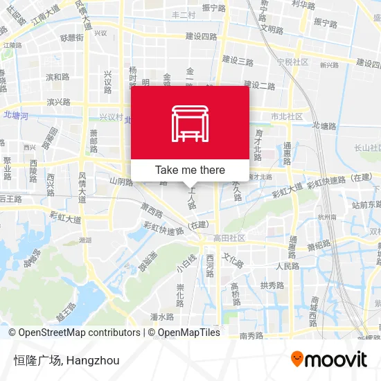 恒隆广场 map