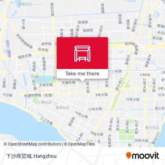 下沙商贸城 map