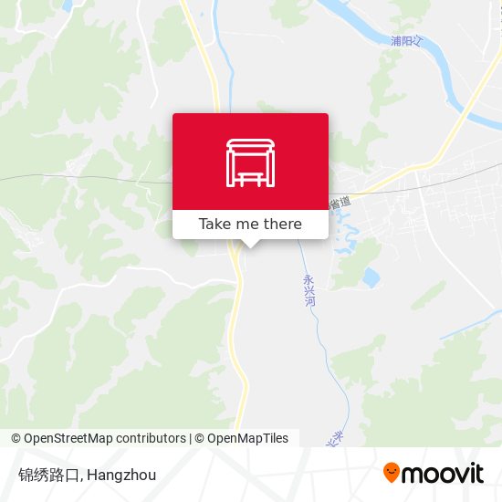 锦绣路口 map