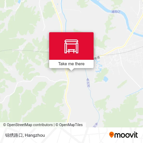 锦绣路口 map