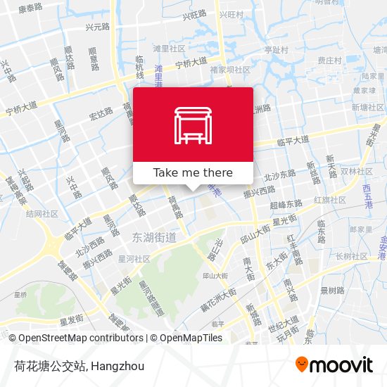 荷花塘公交站 map