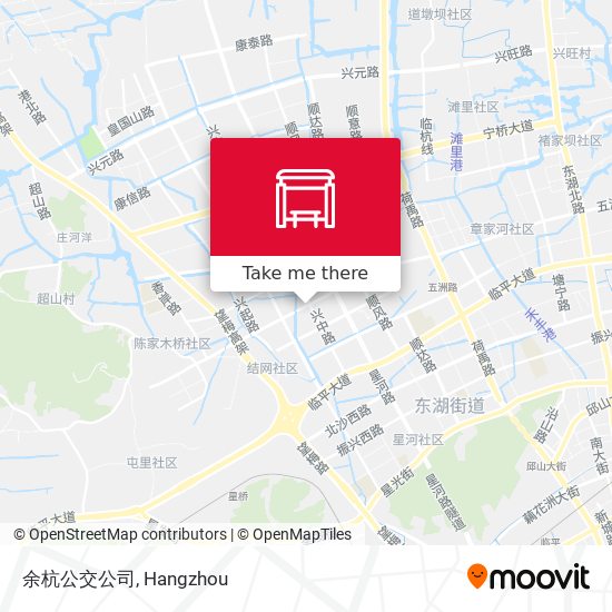 余杭公交公司 map