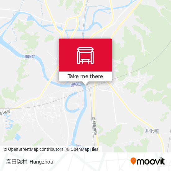高田陈村 map