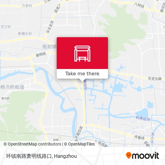 环镇南路萧明线路口 map