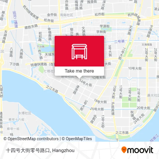 十四号大街零号路口 map