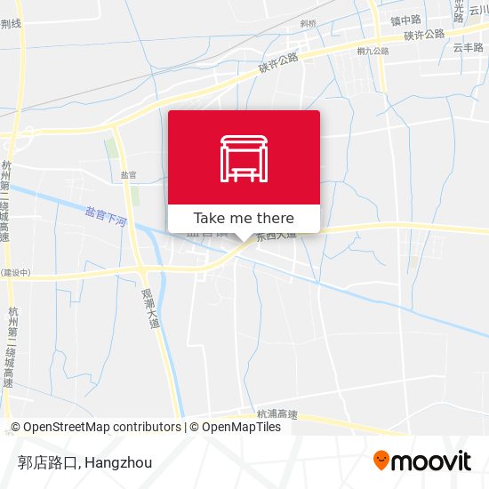 郭店路口 map