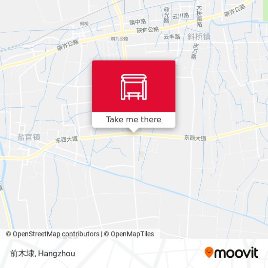 前木埭 map