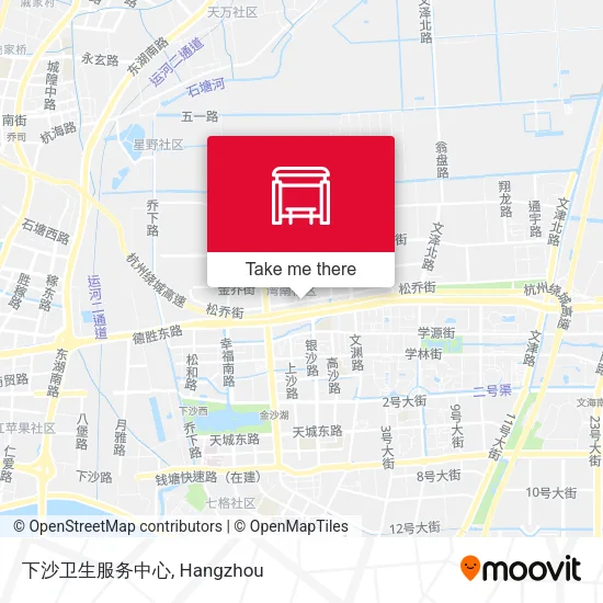 下沙卫生服务中心 map