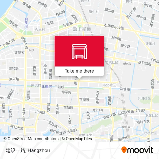 建设一路 map
