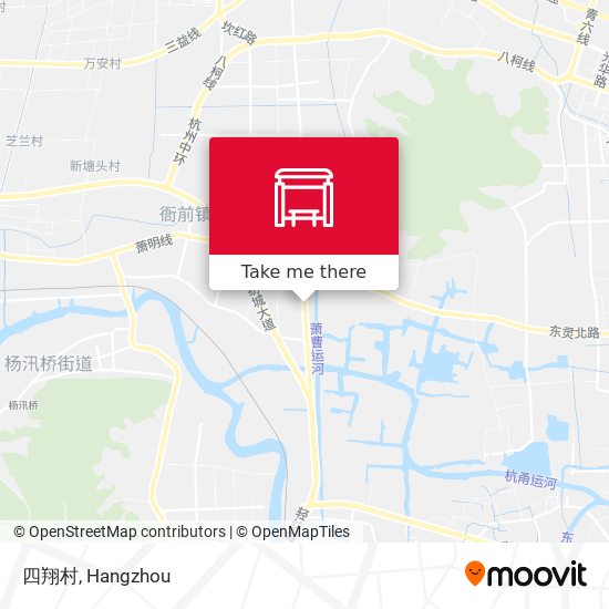 四翔村 map