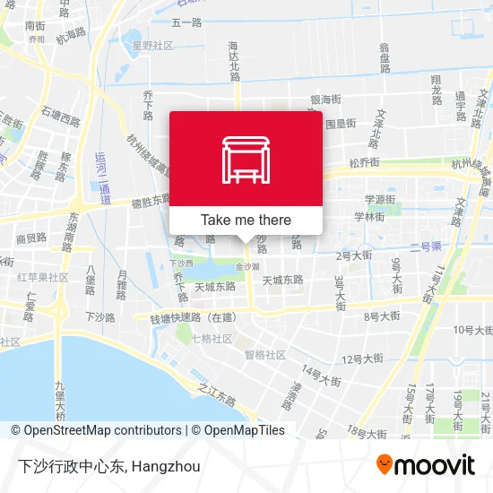 下沙行政中心东 map