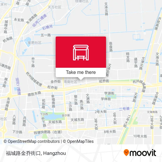 福城路金乔街口 map