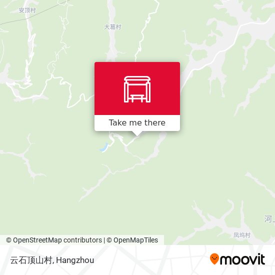 云石顶山村 map