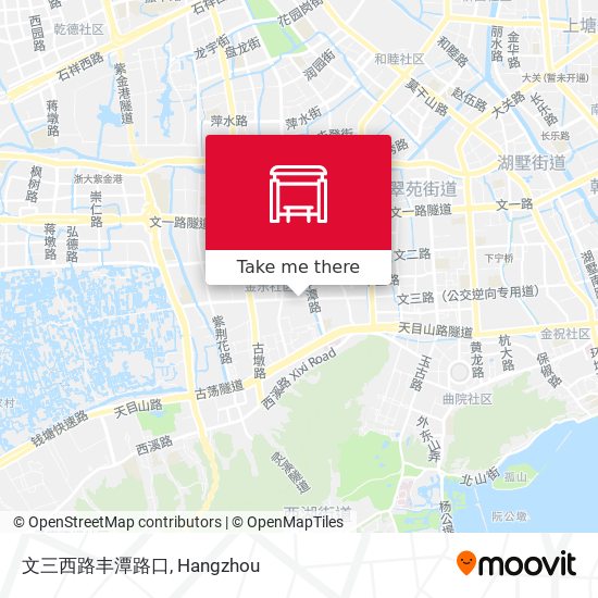 文三西路丰潭路口 map