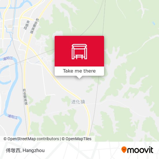 傅墩西 map