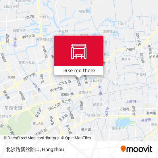 北沙路新丝路口 map