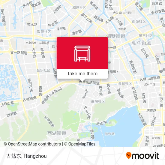 古荡东 map