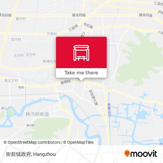 衙前镇政府 map