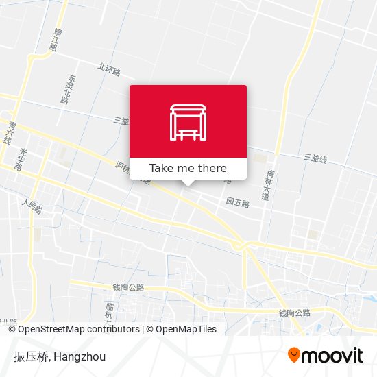 振压桥 map