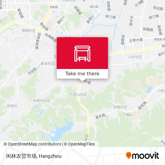 闲林农贸市场 map
