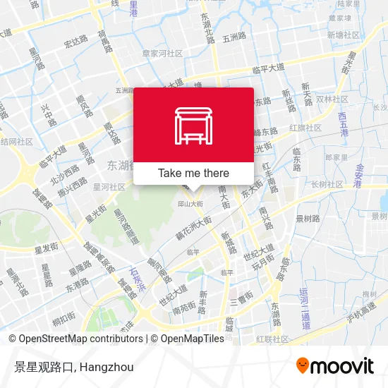 景星观路口 map