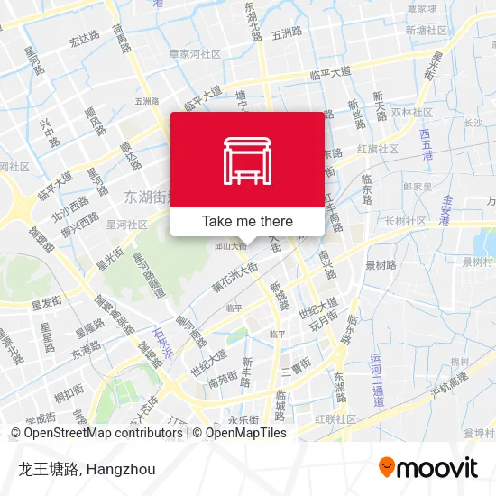 龙王塘路 map