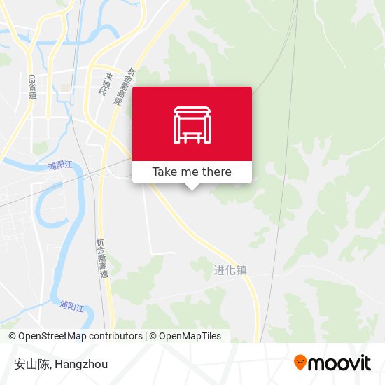 安山陈 map
