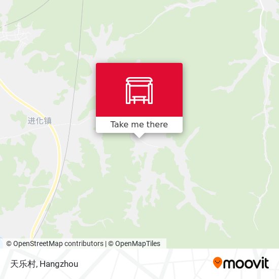 天乐村 map