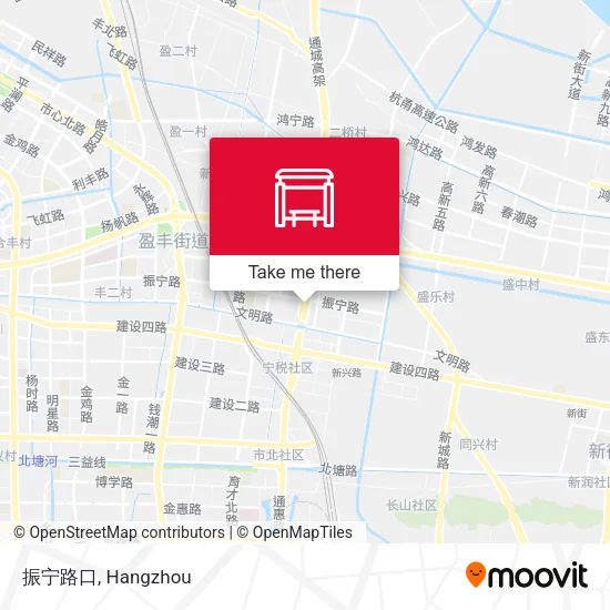 振宁路口 map