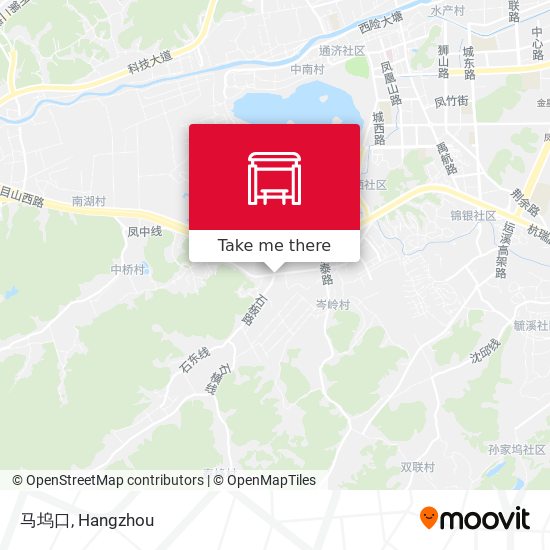 马坞口 map
