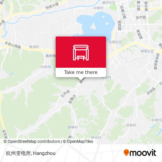 杭州变电所 map