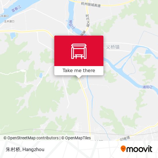 朱村桥 map