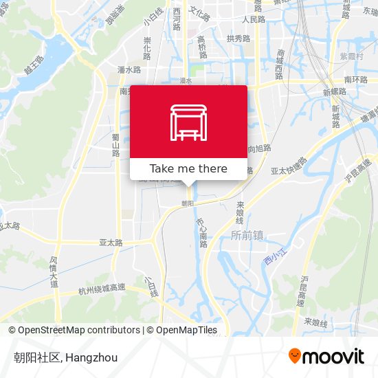 朝阳社区 map