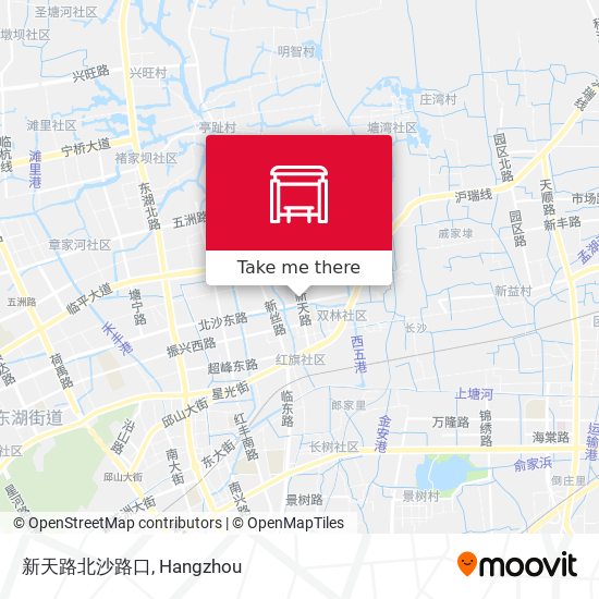 新天路北沙路口 map
