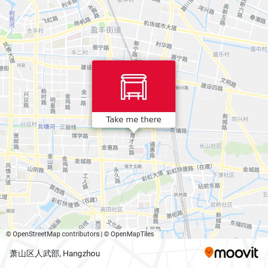 萧山区人武部 map